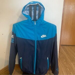 Nike Blue and White Jacket
